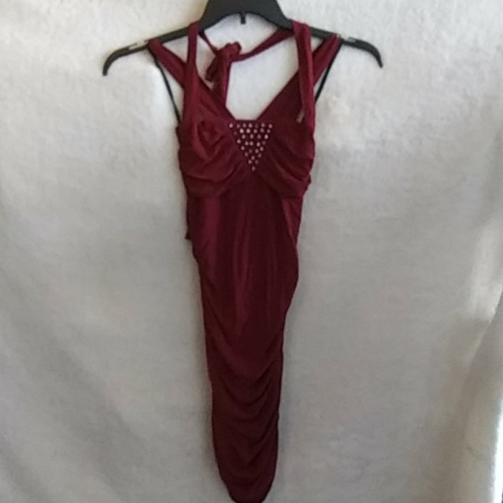 Women's mini dress cross straps WD0006